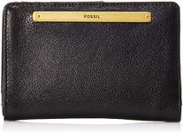 Fossil Women's Liza Leather Multifunction Wallet, Black