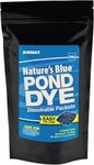 Pond Dye Packets Nature's Blue Colorant for Large Pond & Lake, Beneficial UV Blocking Colour Concentrate, Maintain Clean & Clear Pond, Fish, Bird & Animal Safe, Easy Treatment, 2 Soluble Packets