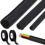 Tanstic 5Pcs 3/4+1/2+1/4 Inch Braid