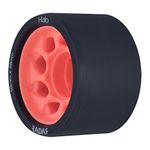 Radar Halo 59mm Roller Derby Skating Wheels (Set of 4) (Pink, 93a)