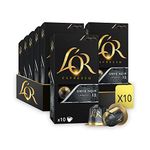 L'OR Espresso Onyx - Intensity 12 - Nespresso Compatible Coffee Capsules (Pack of 10, 100 Capsules in Total)