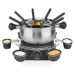 Tristar FO-1109 Fondue 1400W 8 Fondue Forks Black,Stainless Steel