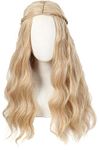 Linfairy Long Wavy Wigs Halloween Cosplay Costume Wig for Women Party