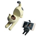 Desk Phone Holder Smartphone Stand Mobile Phone Stand For Desk Universal Mobile Dock For Desk Bracket Ornament For Desk Universal Mobile Phone Holder Creative Interesting Gift For Cat Lovers Cute Cat