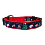 That Dog In Tuxedo Gingerbread Man Dog Collar - Christmas Special (Red, M-L)