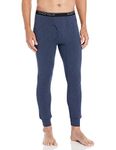 Duofold Men's Mid Weight Double Layer Thermal Pant, Blue Jean, XX-Large