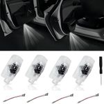 4Pcs Car Door Lights Logo Projector Compatible with LS/ES/is/LX/RX/GS/GX/RC/UX Car Accessories, No Fade HD LED Car Welcome Projector Lights, 3D Ghost Shadow Light