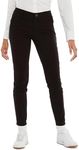 AEROPOSTALE Women's Aero Slim Uniform Pant, Black, 2 Short