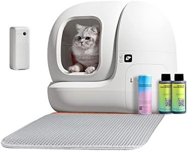 PETKIT PURA MAX Self Cleaning Cat Litter Tray, 76L Large Capacity Automatic Cat Litter Tray, PURA AIR Odour Control, App-Controlled xSecure Robot Litter Box for Multiple Cats with Mat & Liners