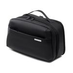 Everfun Toiletry Bag for Men Travel Toiletry Bag With Leakproof Compartment Must Have Travel Essentials Water-resistant Dopp Kit for Toiletries Accessories, Black, Toiletry Bag