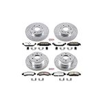 Power Stop K6560-36 Z36 Truck & Tow Front and Rear Brake Kit For Escalade Silverado 1500 Suburban Sierra 1500 Yukon (6 Lug)