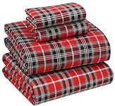 RUVANTI Flannel Sheets Queen Size -