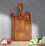 Home e-Shop™ | Solid Sheesham Wood Chopping Board/Cutting Board | Anti Bacterial | Single Piece | No Joint | 17x9x1 inch (Piece of Paradise)