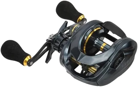 Baitcaster Reels, 8+1 Stainless Steel Bearing, Aviation-Aluminium Spool, 6.4:1 Gear Ratio with 33 Lb Max Drag, Baitcasting Fishing Reels for Fresh Water or Salt Water for Pike and bass
