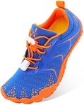L-RUN Water Shoes Kids Outdoor Athletic Sneaker Barefoot Swim Shoes for Pool Navy 13.5 Little Kid=EU32