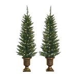 The Sterling Company Home Decor, Metal Indoor Tree, Green, 11InL x 30InW x 45InH