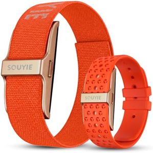 SOUYIE Smart Bracelet for Women Men, 24/7 Health Activity Fitness Trackers | Screenless, Sleep Tracker, 24/7 Heart Rate/Blood Pressure/SpO2/HRV/Stress Monitor, 170+ Sports Modes, IP68, Free APP, 2 Bands