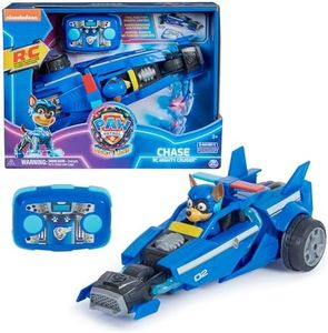 Paw Patrol - La Super Patrouille Le Film - Véhicule RC Chase - Voiture Télécommandée Voiture Figurine Pat Patrouille À Collectionner - Pat Patrouille Jouet - Voiture pour Enfant 3 Ans et +