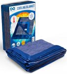 Everlasting Comfort Cooling Blanket for Hot Sleepers - Dual Sided Bamboo Summer Blanket Reduces Body Temp up to 10° in Under 5 Mins - Light Cooling Bed Throw Blanket for Sleeping (60x80)