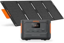 Jackery Explorer 100 Plus with 1xSolarSaga 40W mini, 99Wh LiFePO4 Battery Power Bank, 3-Port 128W Portable Charger, PD 3.0 Fast Charge, Compatible with MacBook Pro/Air, iPhone 15/14/13 Series