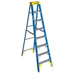 Werner 6008 250-Pound Duty Rating Type I Fiberglass Stepladder, 8-Foot