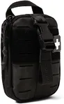 My Medic Sidekick - Camping Hiking and Backpacking First Aid Kit - 70 Items - HSA and FSA Eligible - Small Ifak Great for Travel or Motorcycle - Portable Emergency Kit – Black