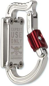 Rock Exotica Transporter Gear & Accessory Carabiner - Heavy Duty Tool Holder with Dual Push-Button Locking Gate for Climbing Harnesses – Made in The USA