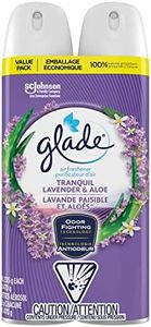 Glade Air Freshener Room Spray, Tranquil Lavender & Aloe, Fragrance Infused with Essential Oils, with 100% Natural Propellant, 2 Pack, 2 x 235g