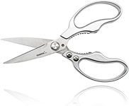 TONMA JP Heavy Duty Kitchen Scissors All Purpose [Made in Japan] Stainless Steel Kitchen Shears, Japanese Poultry Shears for Herbs, Chicken, Food, Garden, Office, Crafting, Leather, Fabric