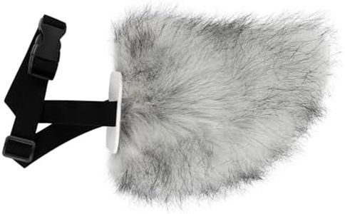Adolala Plush Faux Fur Bunny Tail Cosplay Rabbit for Halloween Christmas Easter Costume Accessories Darkgray