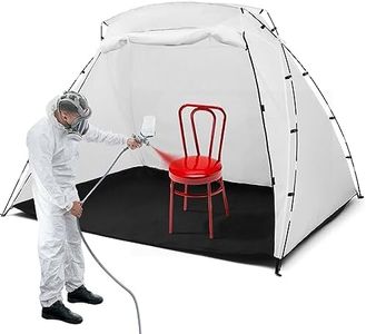 Windyun 8.5 x 6 x 5.5 ft Portable Paint Booth Spray Paint Tent Large Spray Shelter Hobby Painting Station for DIY Spray Painting, White
