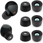 3 Pairs Memory Foam Eartips Ear Buds for Sony WF-1000XM5, Ear Tips Replacement Sony Ear Piece Foam Tips for WF-1000XM5 Fit Charging Case(Matt Surface, L)