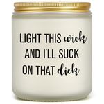 Funny Gifts for Men, Valentines Day Gifts for Boyfriend Him Anniversary Birthday Gifts for Husband Christmas Engagement Love You Miss You Romantic Candle Gifts for Man Couple Fiance Guy