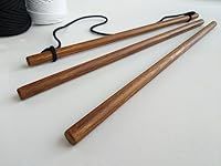 Wooden Dowels Macrame Wall Hanger Tapestry Hanging Rod Set of 3