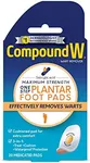 Compound W Wart Remover, Maximum Strength, One Step Pads for Feet, 20 Count