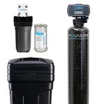 Aquasure Harmony Series 32,000 Grains Whole House Water Softener Bundle with Automatic Digital Metered Control Head and Triple Purpose Sediment/GAC/Zinc Pre-Filters, Reduces Hardness (1-2 bathrooms)