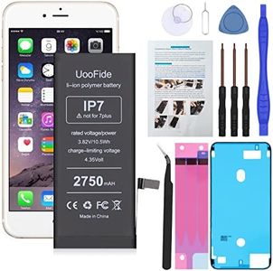 Upgraded Battery Compatible with iPhone 7 (4.7"), High Capacity Replacement Battery iPhone 7 Battery A1660 A1778 A1779 with Professional Repair Tools Kit