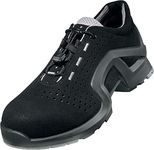 Uvex 1 x-tended Support Safety Shoes - for Men/Women - Grey/Black - Size 10