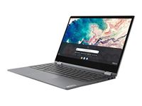 Lenovo Chromebook Flex 5 13.3" Laptop, FHD (1920 x 1080) Touch Display, Intel Core i3-10110U Processor, 4GB DDR4 Onboard RAM, 64GB eMMC, Intel Integrated Graphics, Chrome OS, 82B80006UX, Graphite Grey