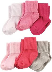 Luvable Amigos 6 Pack Basic Calcetines de puños