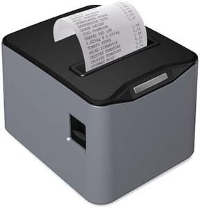 Thermal Receipt Printer, 80mm Receipt Label Printer, Direct Thermal Receipt POS Printer with USB Ethernet Port For Shop, Restaurant, Home Business, ESC/POS Support Windows, Mac,Linux, Android
