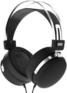 FAAEAL Wired Studio Headphones,Over Ear Boom mic Gaming Headset,HiFi Open-Back Stereo Headphones,Dual 3.5mm 50mm Dynamic Driver Monitoring Headset for Recording Mixing DJ Podcast Audiophile