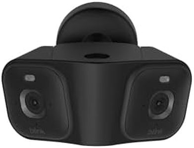 Blink Arc – Plug-in Panoramic Vision [Plus Subscription required], 180° coverage, Mini 2K+ dual-camera security, single power source – 2 cameras (Black)