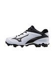 Mizuno 9-Spike Advanced Finch Elite 2 Molded Fastpitch Softball Cleat White/Black 5