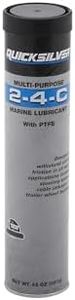 Quicksilver 8M0190469 2-4-C Marine Grease with Teflon, 14 oz
