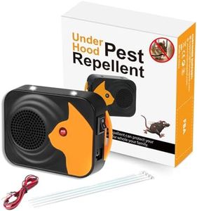 MAK7 online BIZ Underhood Ultrasonic Rat Repellent for Car | Rodent Repellent for Car Engine | Advanced Mouse Protection Device with Flashing Lights | Rat Repellent for Car Engine | Rat Machine