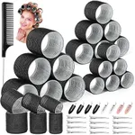 39PCS Self Grip Hair Rollers Curler