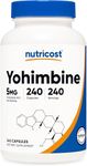 Nutricost Yohimbine HCl 5mg, 240 Capsules Gluten Free, Non-GMO