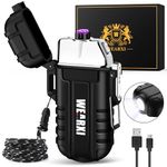 WEARXI Gifts for Men Electric Lighter, Father s Day Gift from Daughter Son Wife, Birthday Gifts for Him/Dad/Men, Father s Day Gift Ideas, Cool Gadgets Camping Accessories