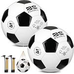 Shappy 2 Pcs Soccer Balls Bulk with